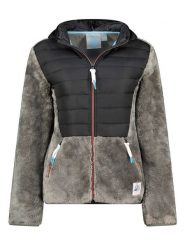 Canadian Peak Kurtka polarowa "Typologieak" w kolorze szaro-czarnym rozmiar: S. Szare kurtki Canadian Peak, s, bez wzorów, z materiału, bez kaptura. Za 135.81 zł.