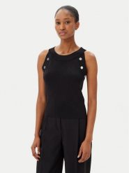 Artigli Sweter ACMA001879 002 Czarny Regular Fit. Czarne swetry Artigli, xl, bez wzorów, z wiskozy, bez ramiączek. Za 149.99 zł.