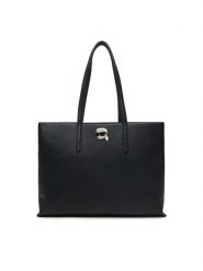 KARL LAGERFELD Torebka A1W30496 Czarny. Czarne torebki klasyczne KARL LAGERFELD, bez wzorów, ze skóry, bez dodatków. Za 729.99 zł.