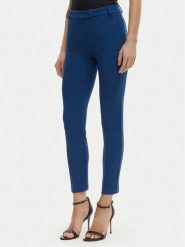 Rinascimento Spodnie materiałowe CFC0127865003 Niebieski Slim Fit. Niebieskie spodnie materiałowe Rinascimento, bez wzorów, z materiału. Za 399.99 zł.