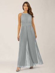 APART Kombinezon w kolorze szarym rozmiar: 36. Szare kombinezony Apart, bez wzorów, bez kołnierzyka, bez ramiączek. Za 406.45 zł.