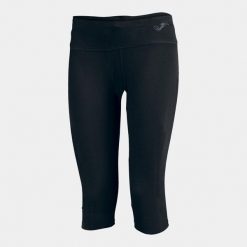 Legginsy do biegania damskie Joma Latino II 3/4. Czarne legginsy Joma, bez wzorów, z bawełny. Za 181.99 zł.