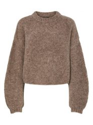 Pieces Sweter w kolorze beżowym rozmiar: XL. Brązowe swetry Pieces, xl, bez wzorów, bez ramiączek. Za 158.47 zł.