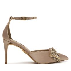 Szpilki Steve Madden. Brązowe szpilki Steve Madden, bez wzorów, bez obcasa, na szpilce, bez zapięcia. Za 599.99 zł.