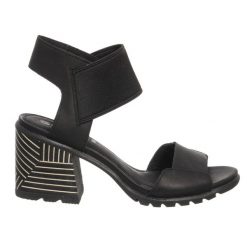 Sorel sandały skórzane czarne ZLN 0809. Białe sandały Sorel, bez wzorów, z gumy, biznesowe, bez obcasa, na obcasie, bez zapięcia. Za 459.99 zł.