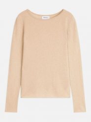 Perfect Cashmere Kaszmirowy sweter "Oprah" w kolorze beżowym rozmiar: L. Brązowe swetry Perfect Cashmere, l, bez wzorów, z kaszmiru, bez ramiączek. Za 347.99 zł.