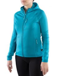 Bluza trekkingowa techniczna damska Viking Jukon Hoodie z kapturem na zamek. Niebieskie bluzy Viking, xl, bez wzorów, z dzianiny, bez ramiączek, z kapturem. Za 280.03 zł.
