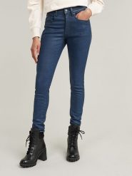 G-Star Dżinsy "Lhana" - Skinny fit - w kolorze niebieskim rozmiar: W30/L30. Niebieskie jeansy G-Star, l, z aplikacjami, ze skóry, klasyczne. Za 180.91 zł.