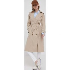 Pennyblack trencz damski kolor beżowy przejściowy dwurzędowy. Brązowe płaszcze Pennyblack, bez wzorów, z tkaniny, klasyczne, bez kaptura. Za 1,249.90 zł.