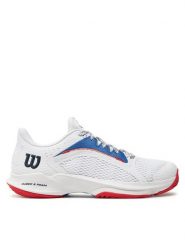 Wilson Buty do tenisa Hurakn 2.0 WRS331660 Biały. Białe buty treningowe Wilson, bez wzorów, z materiału, bez zapięcia, tenisowe. Za 599.99 zł.