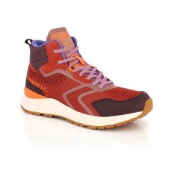 Buty trekkingowe dla dorosłych - TARAGHA - Safran. Czerwone buty trekkingowe Kimberfeel, z meshu, bez zapięcia. Za 448.60 zł.