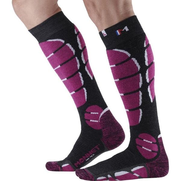 Skarpetki Monnet Ski Medium. Niebieskie skarpetki MONNET, bez wzorów, z elastanu. Za 219.50 zł.