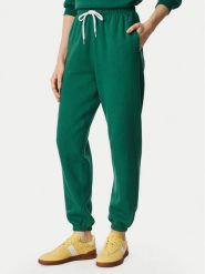 Polo Ralph Lauren Spodnie dresowe 211971700508 Zielony Regular Fit. Zielone spodnie dresowe Polo Ralph Lauren, bez wzorów, z bawełny. Za 729.99 zł.