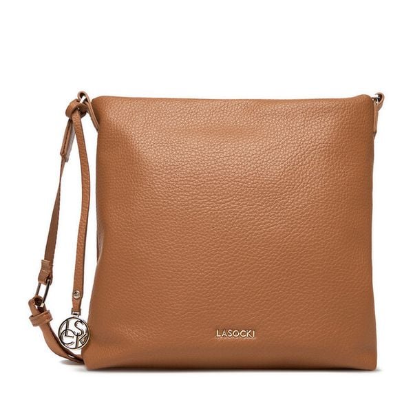 Torebka Lasocki. Brązowe listonoszki Lasocki, bez wzorów, bez dodatków. Za 169.99 zł.