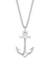 Elli Damska pancerka zawieszka kotwica marynarska ze srebra próby 925 Sterling Silver Naszyjniki 1 ct Damski. Szare naszyjniki Elli, z materiału, srebrne. Za 177.64 zł.