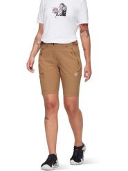 Mammut Szorty funkcyjne "Runbold IV" w kolorze jasnobrązowym rozmiar: 36. Brązowe szorty sportowe Mammut, bez wzorów, z materiału, outdoorowe. Za 174.95 zł.