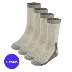 Skarpety unisex Heavy Tracking Wełna Merino 4 pary. Szare skarpetki XTREME, bez wzorów, z elastanu. W wyprzedaży za 281.95 zł.