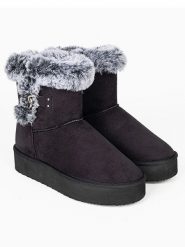 ISLAND BOOT Botki zimowe "Mooseland" w kolorze czarnym rozmiar: 39. Czarne botki Island Boot, bez wzorów, bez obcasa, bez zapięcia. Za 177.94 zł.