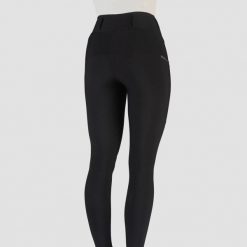 Damskie legginsy jeździeckie z pełną przyczepnością EQPRO Perfection EP. Czarne legginsy Horka, bez wzorów, z dzianiny. Za 362.00 zł.
