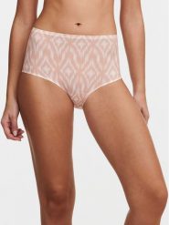 Chantelle Figi klasyczne z wysokim stanem Soft Stretch C11D70 Różowy. Czerwone figi Chantelle, bez wzorów, z syntetyku, z podwyższonym stanem. Za 59.99 zł.