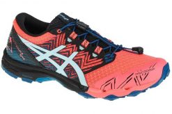 Buty do biegania damskie, Asics FujiTrabuco Sky. Czerwone buty do biegania ASICS, bez wzorów, z materiału, przed kostkę, bez zapięcia, do biegania. Za 449.99 zł.