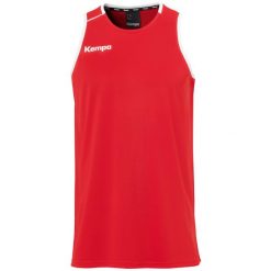 Dziecięca koszulka typu tank top Kempa Player. Białe topy Kempa, bez wzorów, sportowe, bez kołnierzyka, bez ramiączek. Za 114.00 zł.