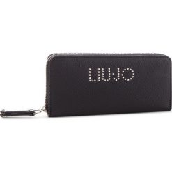 Duży Portfel Damski LIU JO - Xl Zip Around Colora N68201 E0037 Nero 22222. Czarne portfele Liu Jo, ze skóry ekologicznej. Za 299.00 zł.