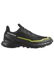 SALOMON Buty turystyczne "Alphacross 5" w kolorze czarnym rozmiar: 44,5. Czarne buty trekkingowe Salomon, z gore-texu, bez zapięcia. Za 313.32 zł.