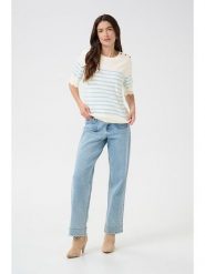 Cream Sweter w kolorze biało-błękitnym rozmiar: S. Białe swetry Cream, s, bez wzorów, bez ramiączek. Za 88.02 zł.