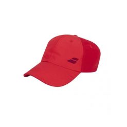 Czapka tenisowa unisex Babolat Basic Logo Cap. Czerwone czapki z daszkiem BABOLAT, bez wzorów, z materiału. Za 60.00 zł.