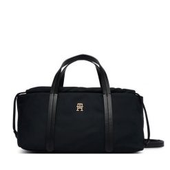 Torebka Tommy Hilfiger. Czarne torebki klasyczne Tommy Hilfiger, bez wzorów, klasyczne, bez dodatków. Za 409.99 zł.