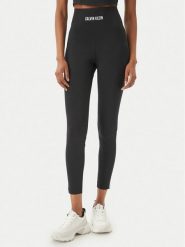 Calvin Klein Performance Legginsy LVGWS6L637 Czarny Slim Fit. Czarne legginsy Calvin Klein Performance, bez wzorów, z syntetyku. Za 269.99 zł.