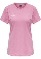 Koszulka damska Hummel hmlGO. Czerwone t-shirty sportowe Hummel, s, bez wzorów, z bawełny, bez ramiączek, do piłki nożnej. Za 143.00 zł.
