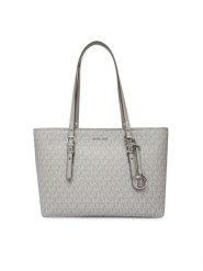 MICHAEL Michael Kors Torebka 30T5SQNT2V Szary. Szare shopper bag MICHAEL Michael Kors, bez wzorów, ze skóry, bez dodatków. Za 989.99 zł.