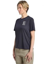 Jack Wolfskin Koszulka funkcyjna "Vonnan" w kolorze antracytowym rozmiar: L. Czarne t-shirty sportowe Jack Wolfskin, l, bez wzorów, z materiału, bez ramiączek, outdoorowe. Za 140.86 zł.