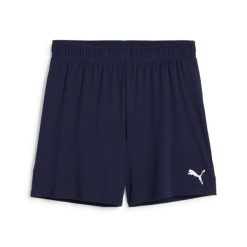 Damskie spodenki treningowe Puma TeamGoal. Białe szorty sportowe Puma, bez wzorów, z poliesteru, do piłki nożnej. Za 167.50 zł.