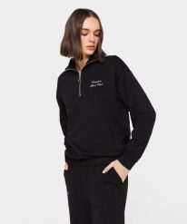 Bluza dla kobiet Carpatree Sports Club. Czarne bluzy Carpatree, xl, bez wzorów, z bawełny, retro, bez ramiączek, bez kaptura. Za 215.99 zł.