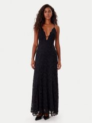 Bardot Sukienka wieczorowa Sabrine Lace 60060DB Czarny Regular Fit. Czarne sukienki Bardot, bez wzorów, z syntetyku, wizytowe, bez kołnierzyka, bez ramiączek. Za 579.99 zł.
