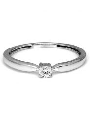 Vittoria Jewels Złoty pierścionek z diamentem rozmiar: 51. Szare pierścionki Vittoria Jewels, z diamentem, złote. Za 1,187.99 zł.