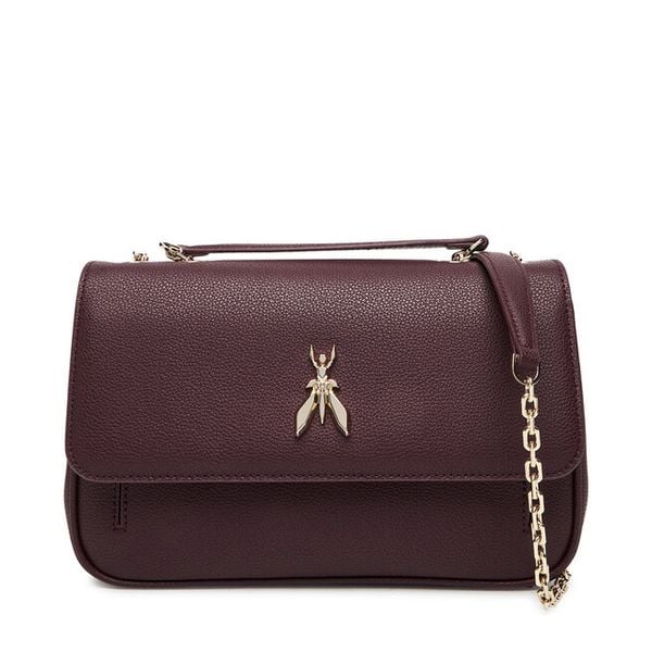 Torebka Patrizia Pepe. Czerwone torebki klasyczne Patrizia Pepe, bez wzorów, klasyczne, bez dodatków. Za 1,389.00 zł.