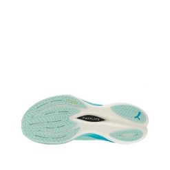 Buty biegowe PUMA Deviate Nitro 3 Zielone. Zielone buty treningowe Puma, bez wzorów, z materiału, bez zapięcia, na fitness i siłownię. Za 628.45 zł.