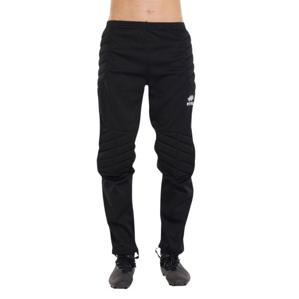 Kombinezon do biegania dla bramkarzy Errea Pitch 3.0. Czarne kombinezony ERREA, l, bez wzorów, z dresówki, sportowe, bez kołnierzyka, bez ramiączek. W wyprzedaży za 233.50 zł.