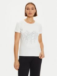 Liu Jo Sport T-Shirt TF4312 JS088 Biały Regular Fit. Białe t-shirty sportowe Liu Jo Sport, s, bez wzorów, z bawełny, bez ramiączek. Za 169.99 zł.