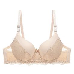 Biustonosz push-up z usztywnieniem i subtelnymi zdobieniami Veritchka. Czarne biustonosze Intica, z aplikacjami, z tkaniny. Za 79.00 zł.