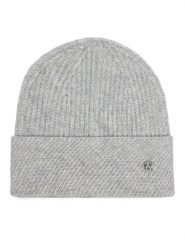 Calvin Klein Czapka LV04F8118G Szary. Szare czapki zimowe Calvin Klein, bez wzorów, z wełny. Za 169.99 zł.