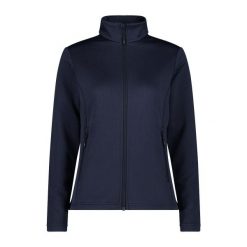 Sweter damski z golfem CMP. Niebieskie swetry CMP, s, bez wzorów, z polaru, sportowe, bez ramiączek. Za 307.50 zł.
