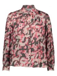 More & More Bluzka w kolorze oliwkowo-różowym rozmiar: 38. Brązowe bluzki More & More, bez wzorów, z wiskozy, bez kołnierzyka, bez ramiączek. Za 139.54 zł.