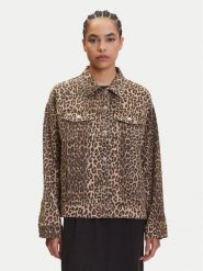 Vero Moda Kurtka jeansowa Tessa 10329961 Brązowy Oversize. Brązowe kurtki Vero Moda, m, bez wzorów, z bawełny, bez kaptura. Za 139.99 zł.