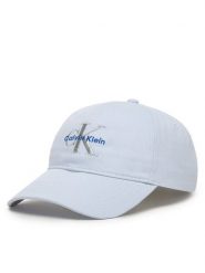 Calvin Klein Czapka z daszkiem Monologo Embroidery Baseball Hat LV04K5026G Błękitny. Niebieskie czapki z daszkiem Calvin Klein, bez wzorów, z bawełny. Za 169.99 zł.