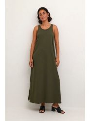 Kaffe Sukienka w kolorze khaki rozmiar: S. Brązowe sukienki Kaffe, s, bez wzorów, z bawełny, sportowe, bez kołnierzyka, bez ramiączek, maxi, sportowe. Za 78.10 zł.